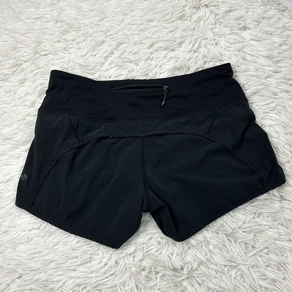 Lululemon Run Times Short *4-way Stretch 4" Black - Picture 4 of 6
